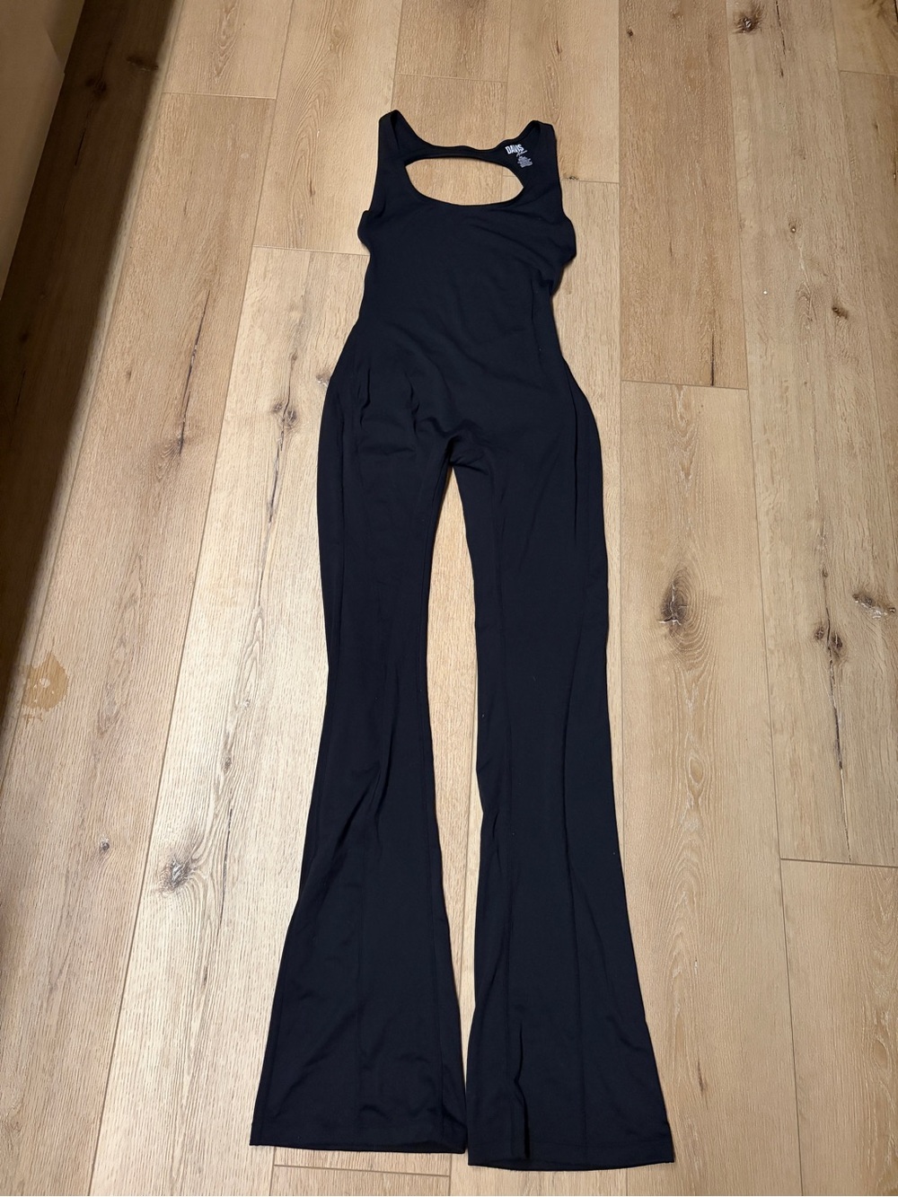 Davis Active Backless Flare Jumpsuit - Picture 3 of 8